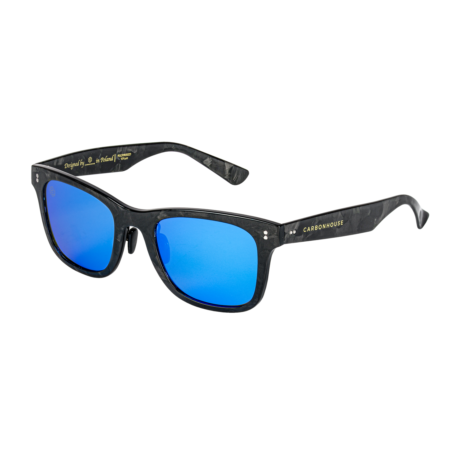 Carbonowe Okulary Forged Gloss Blue Lenses by CarbonHouse
