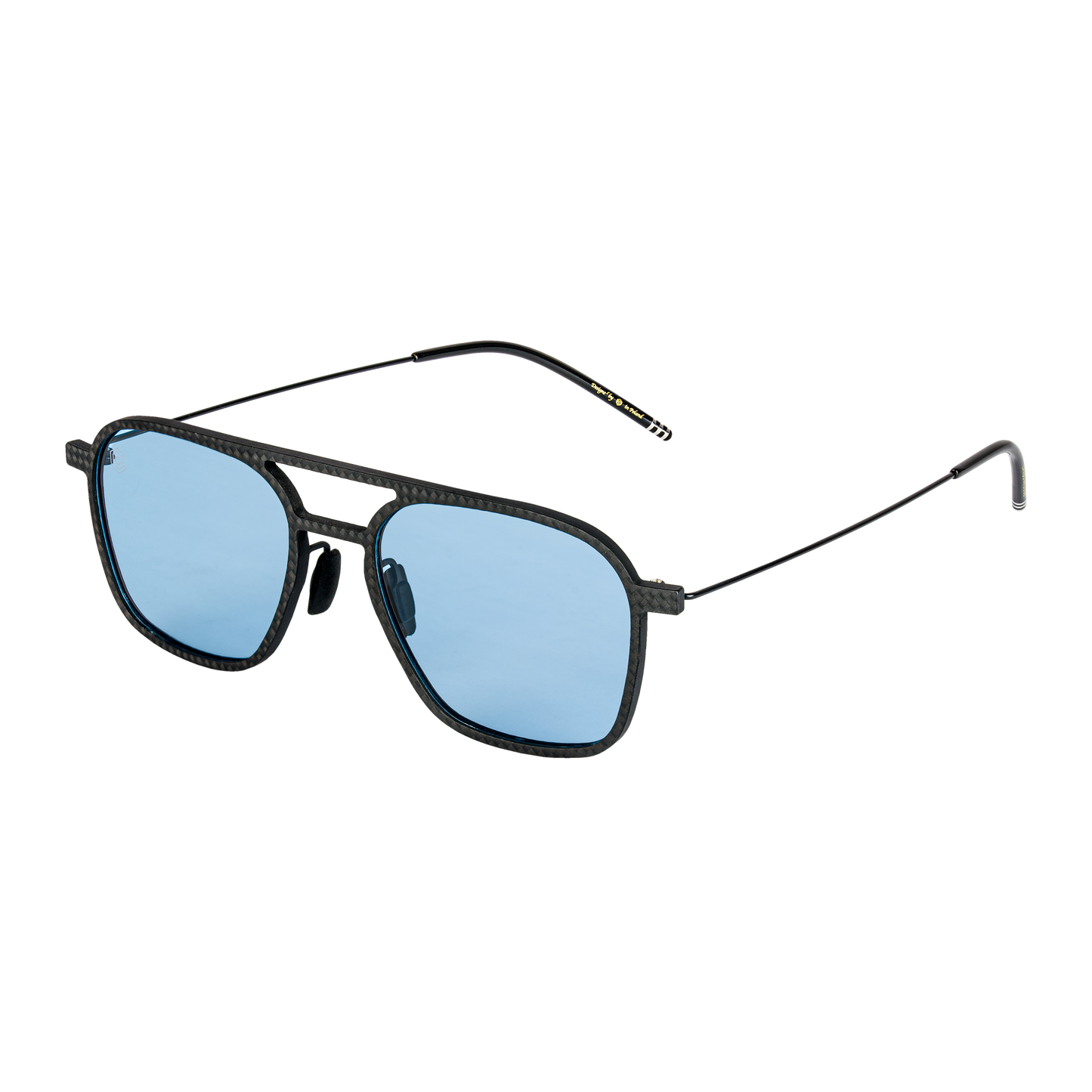 Carbonowe Okulary Slim Matt Blue Lenses by CarbonHouse